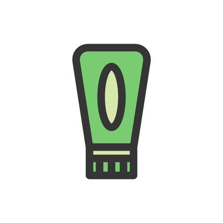 Color stationery single item icon Tube glueのイラスト素材