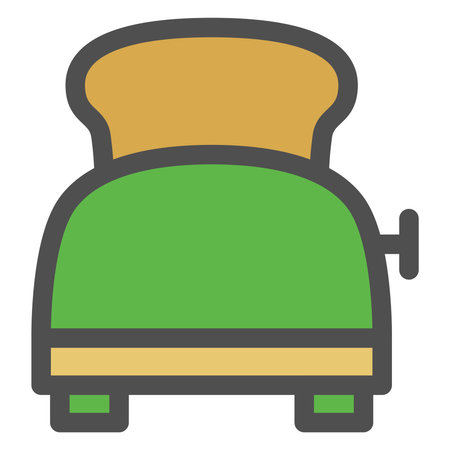 Single item icon pop-up open for color simple electrical appliancesのイラスト素材