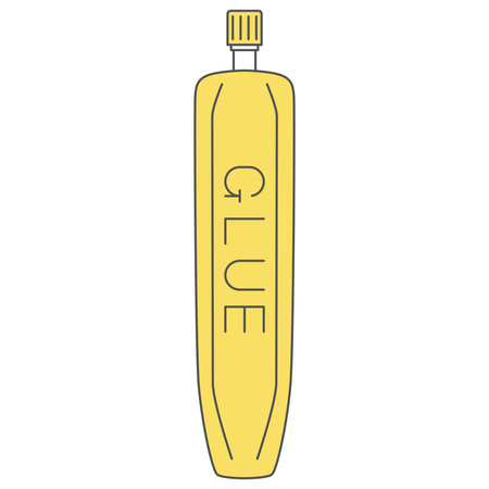 Stationery single item illustration icon glueのイラスト素材