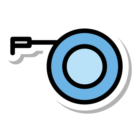 Sticker Work tool single item icon majorのイラスト素材