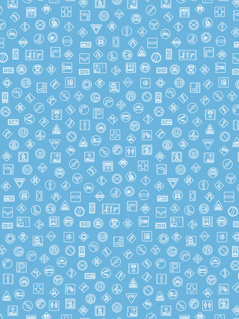 Simple sign wallpaper illustrationのイラスト素材