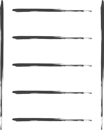 Station-related brush-drawn single icon: Railroad tracksのイラスト素材