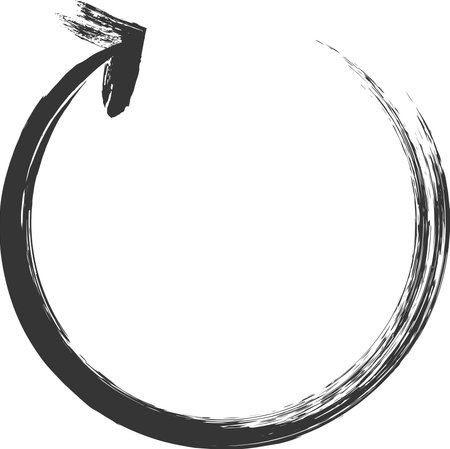 Business-related brush-drawn single illustration Reload Loading