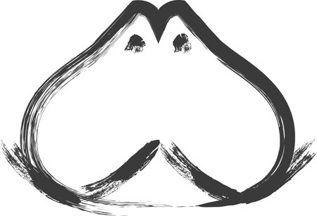 Mini mini brush-drawn food and drink illustrations - Chinese bunsのイラスト素材