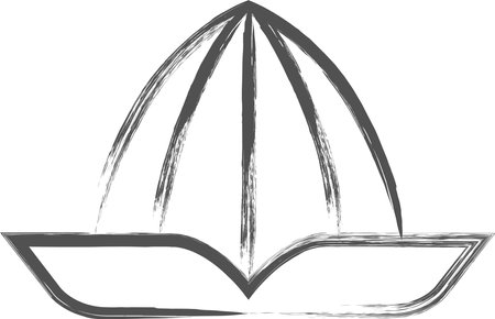 Brush-drawn illustrations of everyday items: Lemon squeezerのイラスト素材