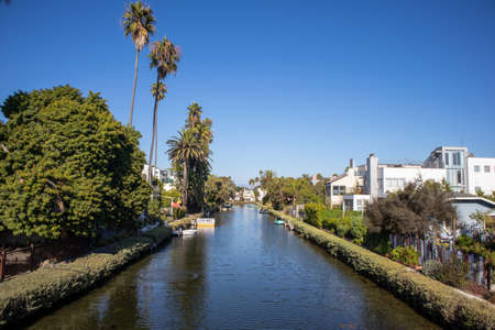 Los Angeles Canals, California USAの写真素材