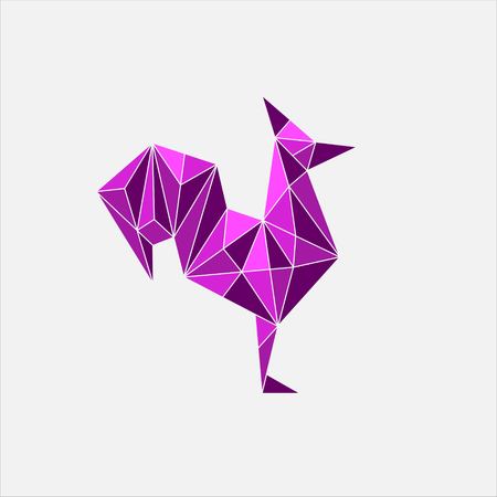 Chicken Geometricのイラスト素材