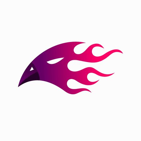 Fire Bird abstract logo templateのイラスト素材