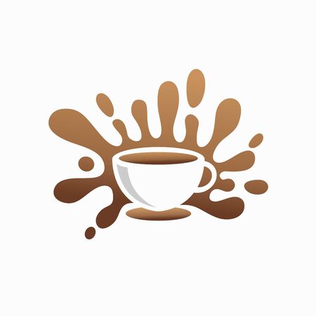 Coffee cup logo template icon designのイラスト素材