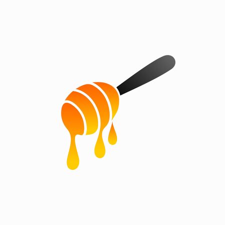 Honey logo with abstract conceptのイラスト素材