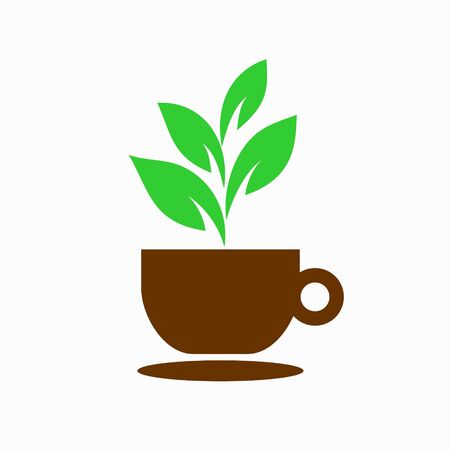 Coffee plant logoのイラスト素材