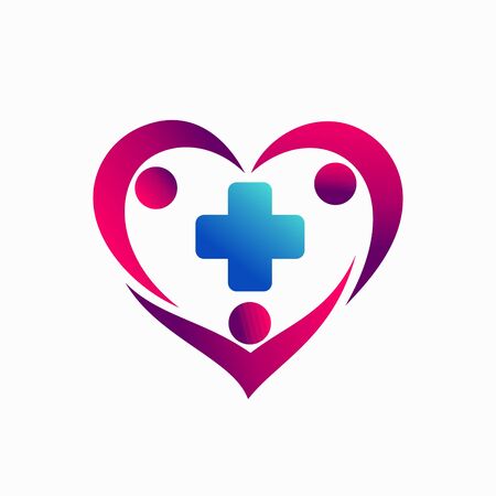 Love Health logoのイラスト素材