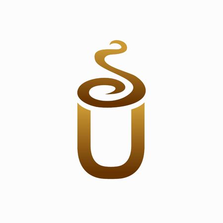 coffee vector logo, cup of coffeeのイラスト素材