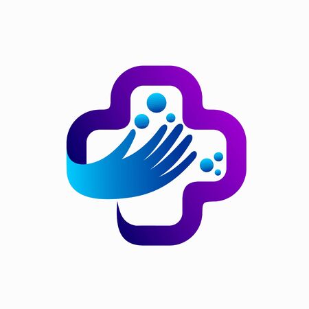 Hand Care Logo Template vector iconのイラスト素材
