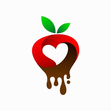 fruit lovers vector, strawberry  designのイラスト素材