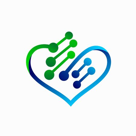 DNA abstract  design, loveのイラスト素材