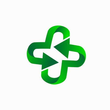 care recovery logo, health recovery logo designのイラスト素材