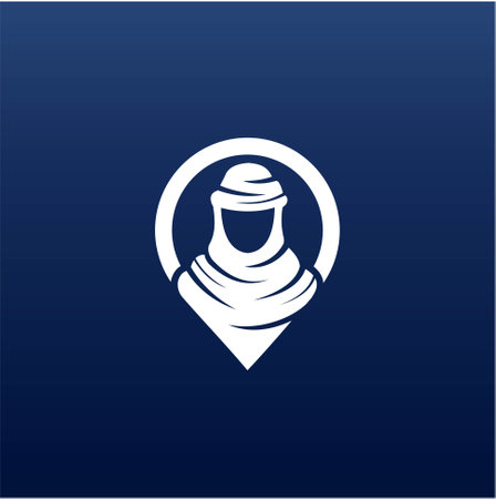 vector illustration of leader of islamicのイラスト素材