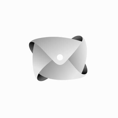 e-mail icon with modern conceptのイラスト素材