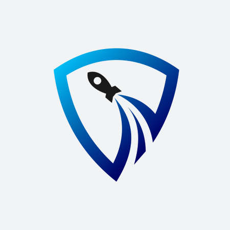 Shield Rocket Vectorのイラスト素材