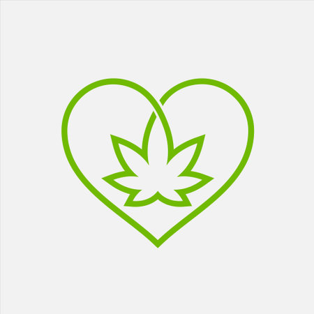 Love Cannabis Vectorのイラスト素材