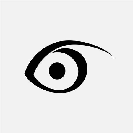 Eyes Abstract Logo, eye vector logoのイラスト素材