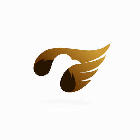condor logo, wing vector logoのイラスト素材