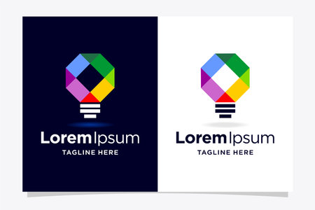 smart logo with gradient color conceptのイラスト素材