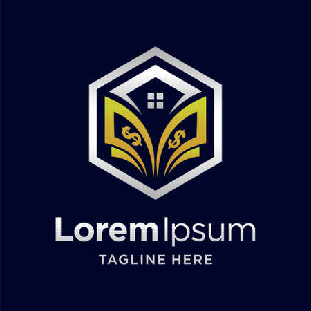 selling and buying houses logoのイラスト素材