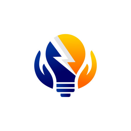 home electrical protection logo, electrical protection logoのイラスト素材