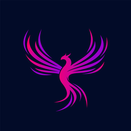 Phoenix logo, phoenix logo designのイラスト素材