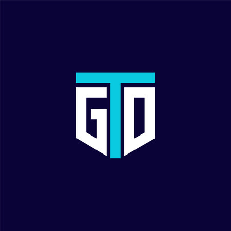 GTO logo, shield logo designのイラスト素材
