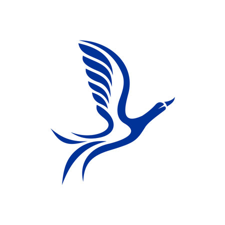 goose logo, goose vector logoのイラスト素材
