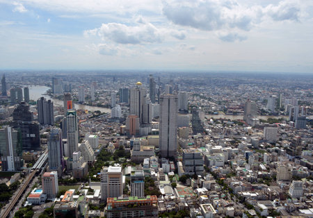 Tower in bangkokの写真素材