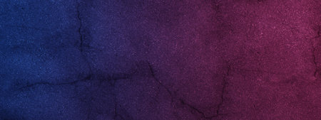 empty grunge wall surface backdrop 3d illustration, abstract background for copy space for text or advertisement speech 3d render, blue or purple light on wall with texture 3d illustrationの写真素材