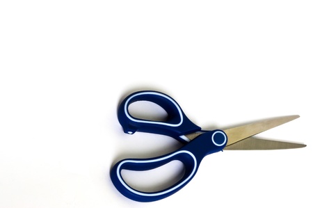 Scissors isolated on the white backgroundの写真素材