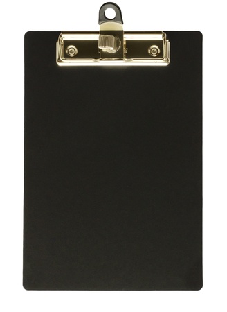 Blank Clipboard,isolated on white backgroundの写真素材