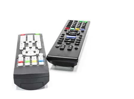 Remote Control for electronic equipment,isolated on white backgroundの写真素材