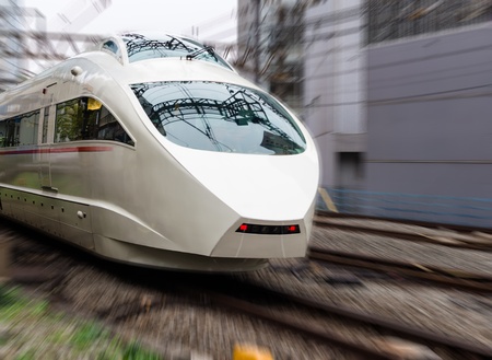 super high speed train with motion blur movesのeditorial素材