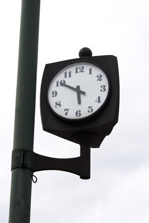 Outdoor clockの写真素材