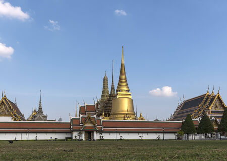 Temple of the Emerald Buddha (Wat Phra Kaew), Bangkok Thailandの写真素材