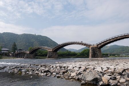 Kintai-Kyo bridge  : The famous landmark of Iwakuni, Japanのeditorial素材