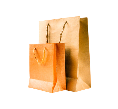 Recycle paper bag for environment preservationの写真素材