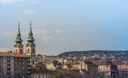 Cityscape in the morning, Budapest, Hungary