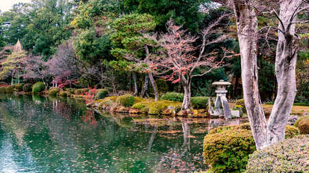 Kenrokuen garden in Kanazawa , One of Japan's "three most beautiful landscape gardens" in Japanのeditorial素材