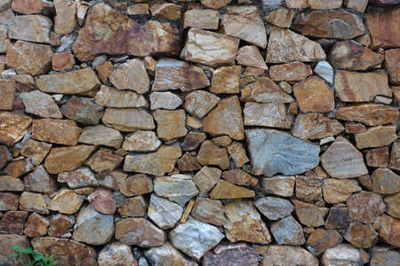 stone wallの写真素材