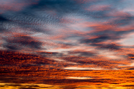 Cloud at The horizon in the evening