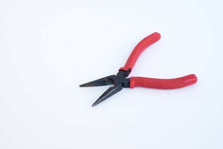 pliers On a white backgroundの写真素材