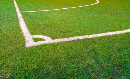 Line Football Cornerの写真素材