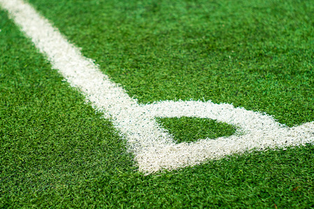 Line Football Cornerの写真素材